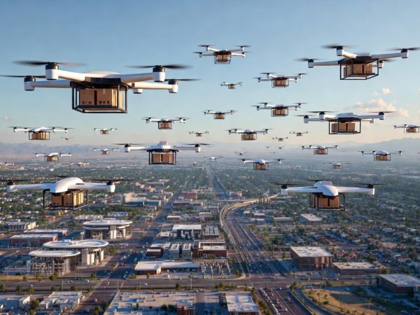 Drone Logistics Networks